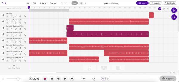 software de producción musical, soundtrap